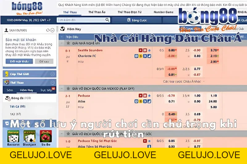 Rút Tiền Bong88: Điều Kiện, 4 Bước, Khung Giờ Nhanh Nhất & 5 Lý Do Bị Từ Chối - GELUJO